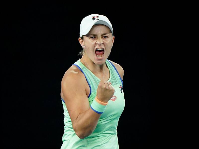 Ashleigh Barty has had plenty to celebrate at Melbourne Park.