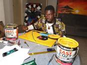 Emmanuel Asante says he has found a new family at the not-for-profit Refugee Art Project.