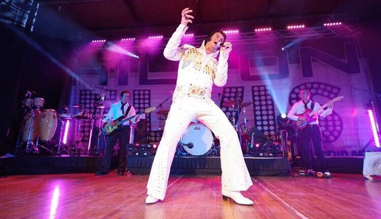 ON STAGE: Matt Birse suffered a "medical incident" midway through his performance in the Ultimate Elvis Tribute Artist heats on Friday. This photo was taken the following day. Photo: MICK SAMSON