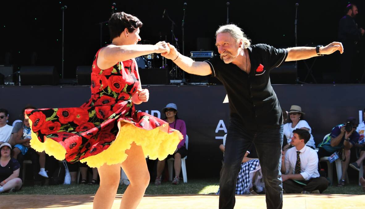 FESTIVAL DANCING: Jo Hemming and Jeff McClurg. Photo: JENNY KINGHAM
